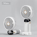 5-in-1 Portable Mini Fan with Digital Display – USB Rechargeable